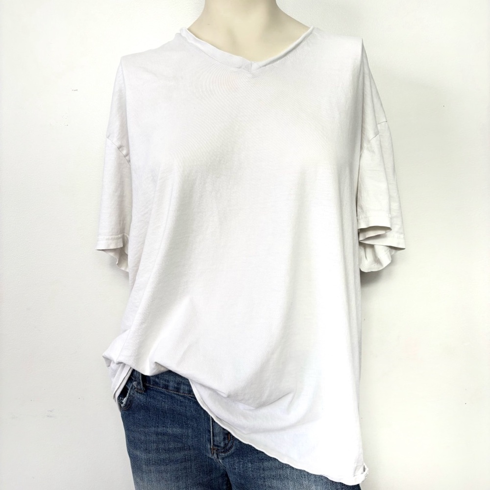 Polo Ralph Lauren white v-neck tee